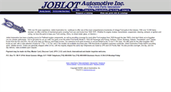 Desktop Screenshot of joblotauto.com